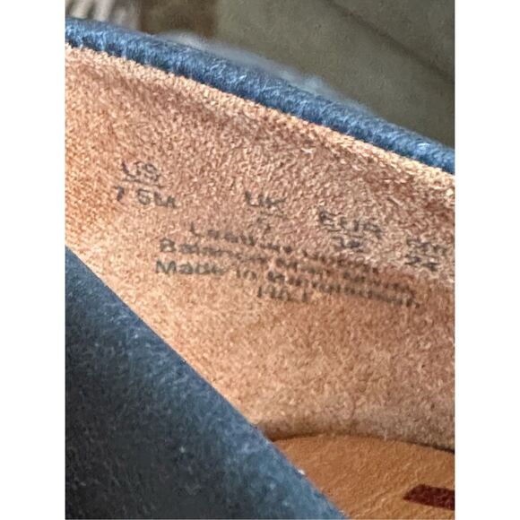 NEW Zodiac Hill Black Leather Flats Size 7 1/2 - Picture 9 of 9